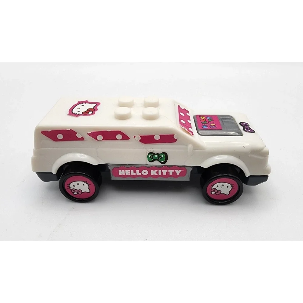 Hello Kitty Sanrio plastic cars vintage‎ Set of 2